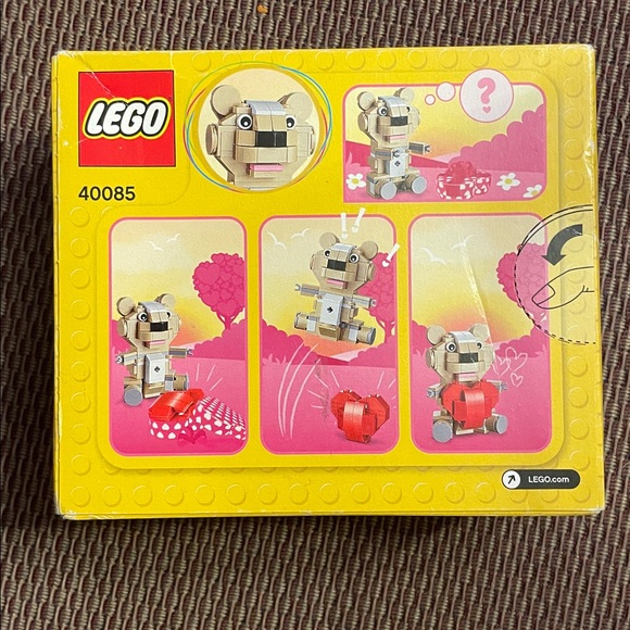 Vintage Lego seasonal set bear with heart new in box - Picture 3 of 4